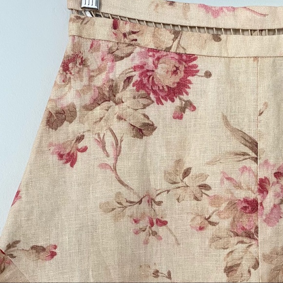Zimmermann Corsair Flutter Floral Linen Short - Picture 5 of 16